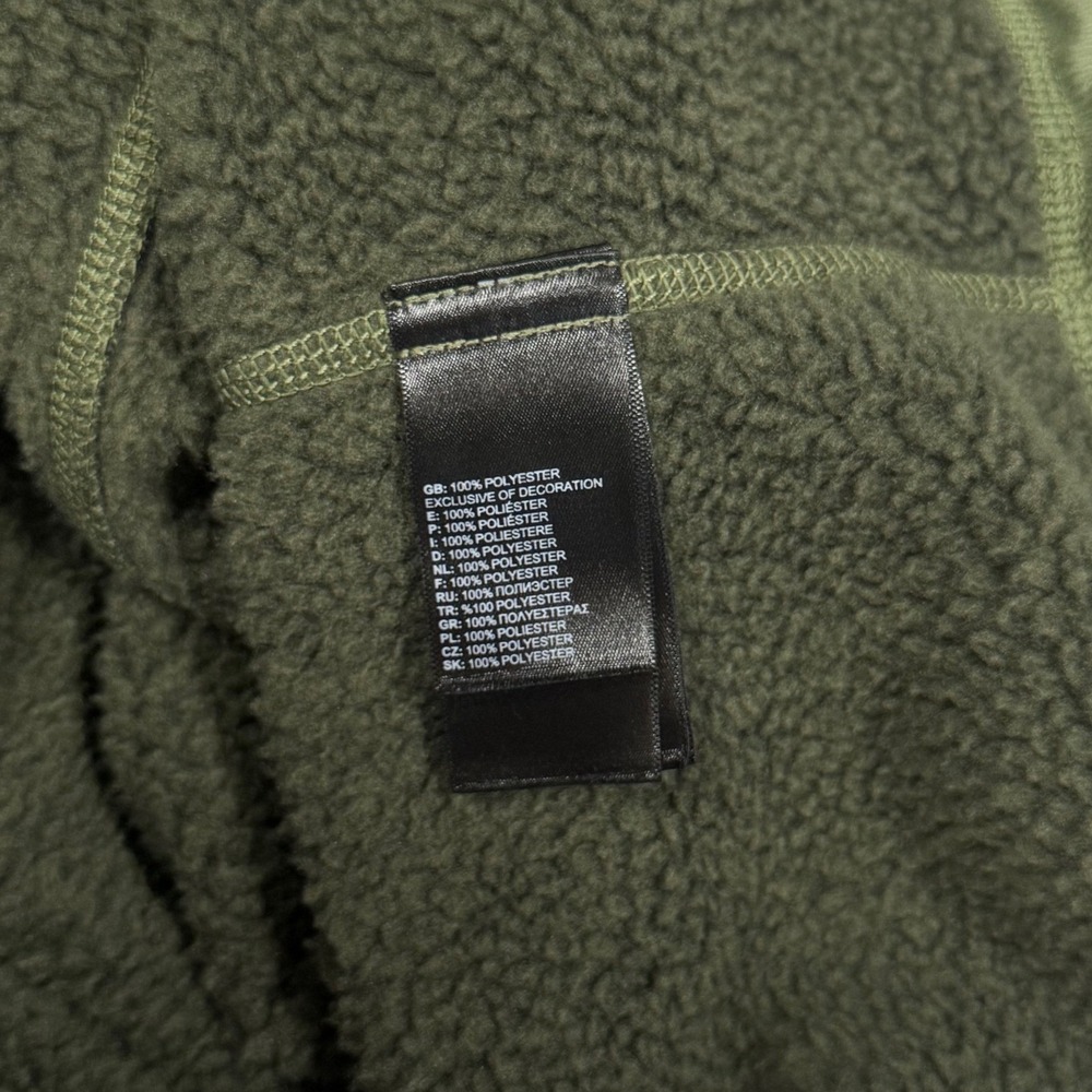 The North Face Gordon Lyons 1/4 Zip Fleece Pullover Green Mens XL Sweater - Picture 5 of 11